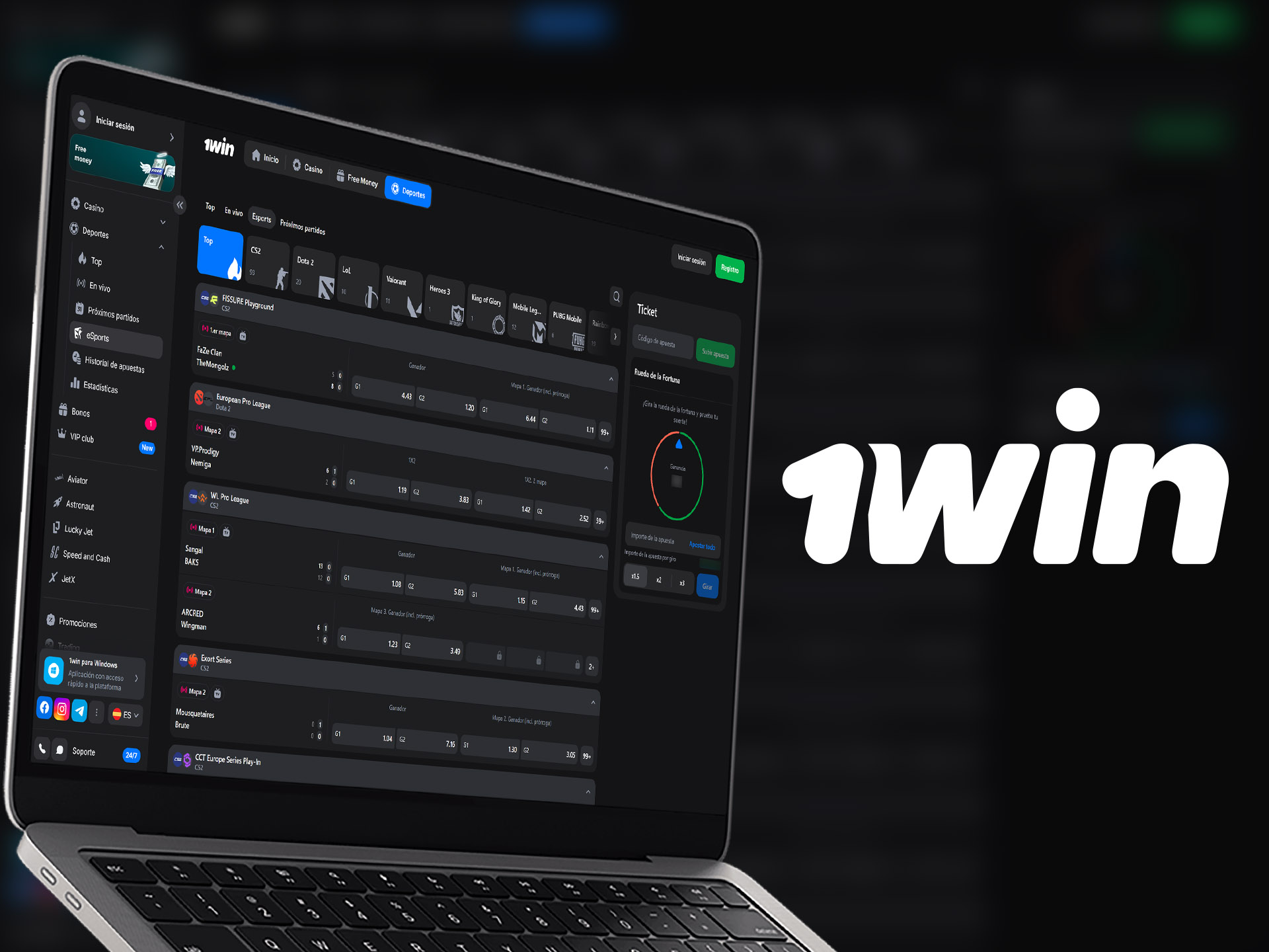 1win esports: juegos populares, equipos de primer nivel y bonificaciones para usuarios de Chile